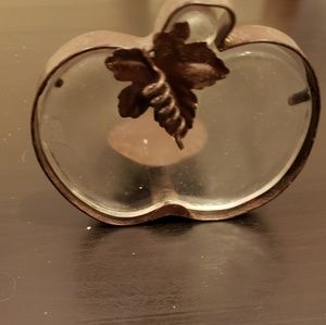 Wrought Iron & Glass Tea Light Holder